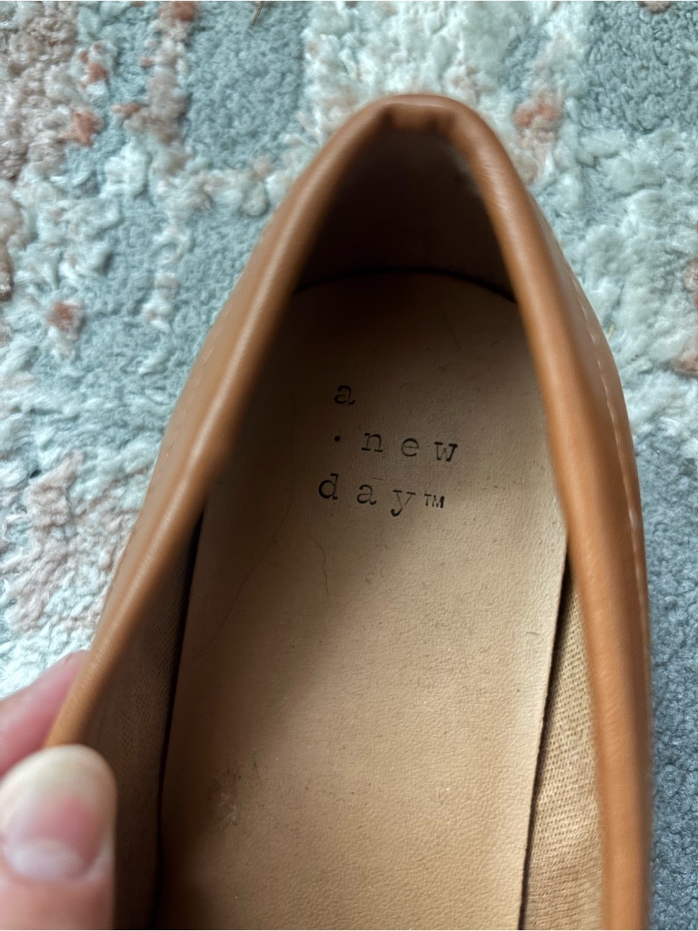 Women’s Tan Leather Penny Loafers - Picture 2 of 3